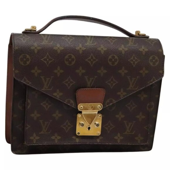 LOUIS VUITTON Monogram Monceau 26 Shoulder Bag M51187 LV Auth BD504 - Picture 1 of 16